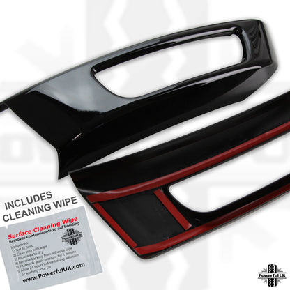 Fog Lamp Surround Covers for Range Rover Sport L494 2014-17  Gloss Black