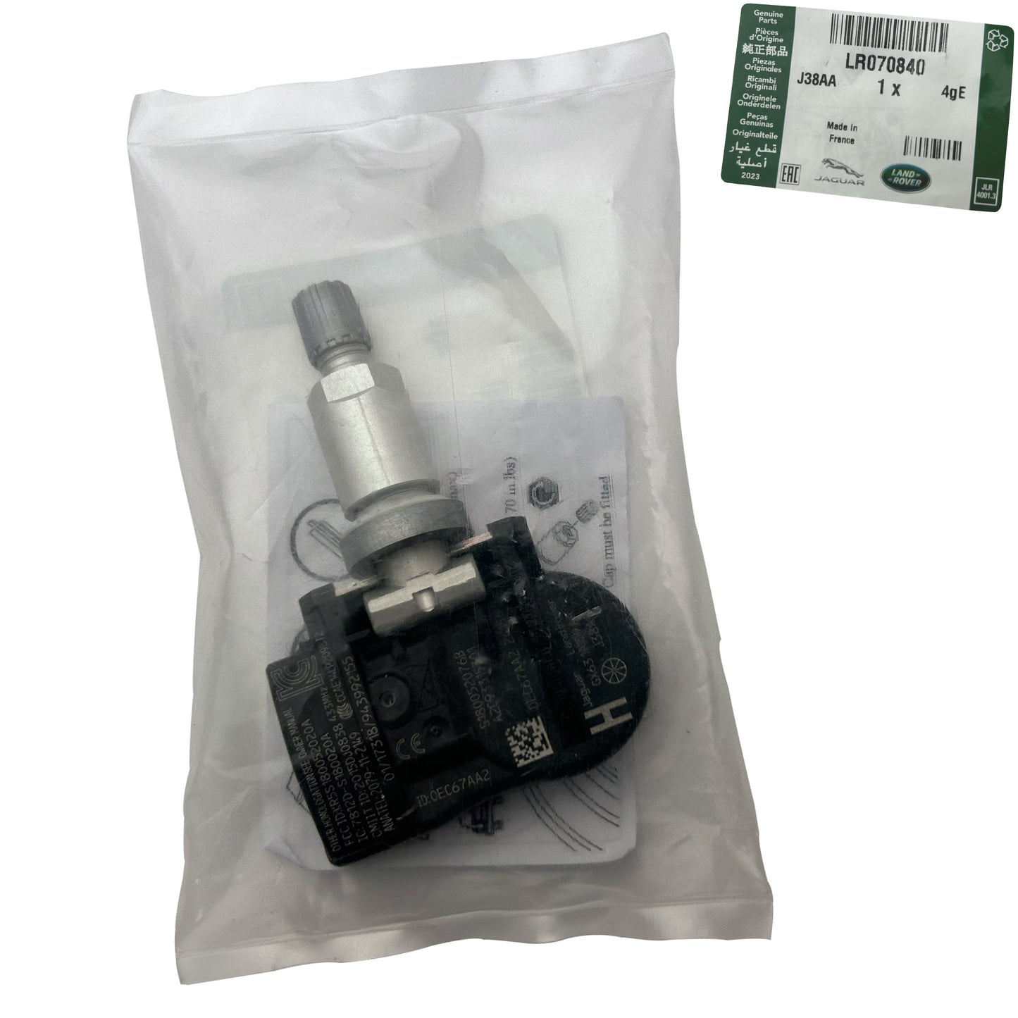 Genuine Tyre Pressure Monitoring System (TPMS) Sensor x1 for Range Rover Evoque 2 - Early type