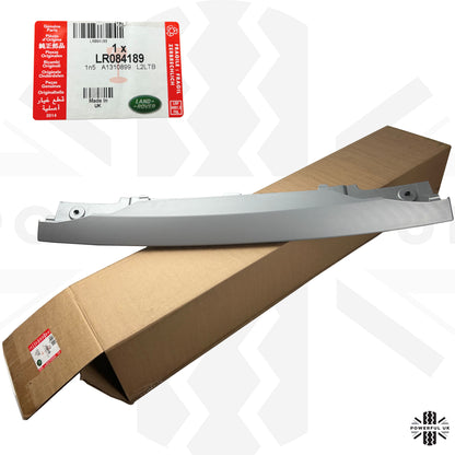 Front Tow Eye Cover in Silver for Land Rover Discovery 4 Facelift 2014-16 - Genuine