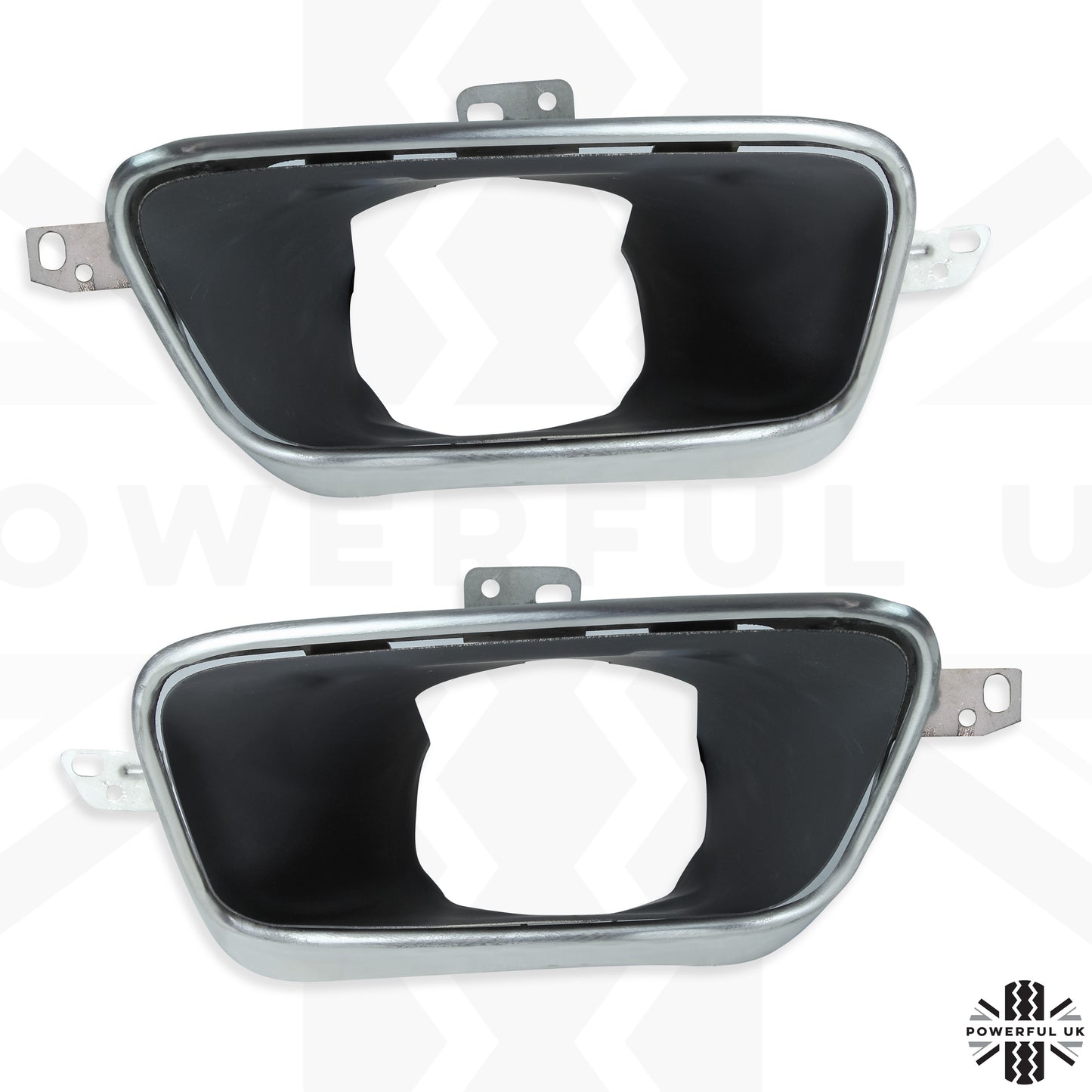 Rear Bumper Exhaust Tailpipe Tips (Pair) for Range Rover L405 2018 - Stainless Steel