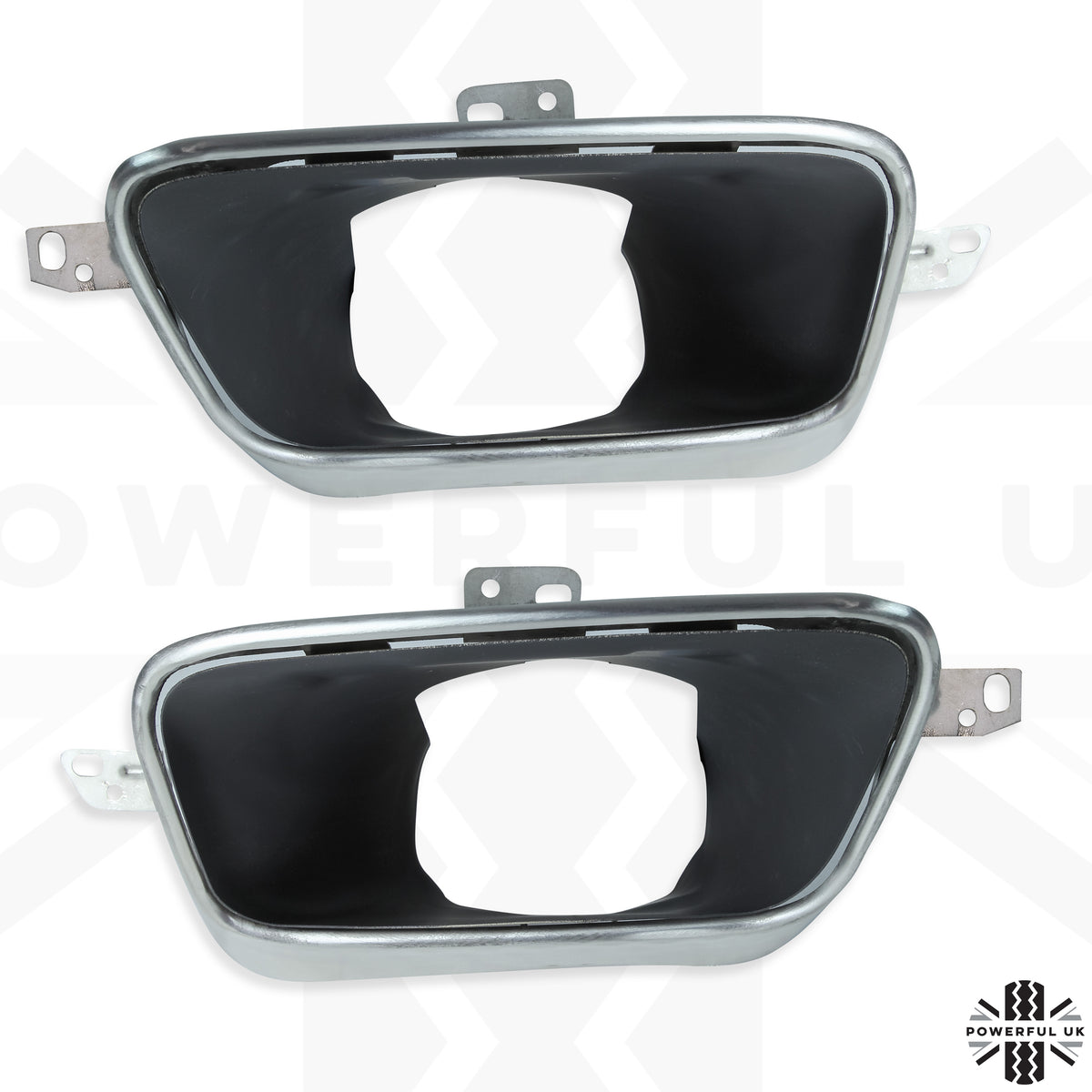 Rear Bumper Exhaust Tailpipe Tips (Pair) for Range Rover L405 2018 - Stainless Steel