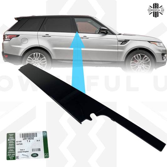 Genuine Front B Pillar Finisher in Gloss Black for Range Rover Sport L494 - Right