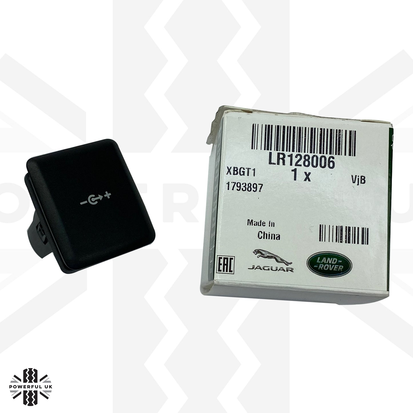 Genuine Interior Power Outlet Cover Lid for Range Rover Evoque 2 2019+
