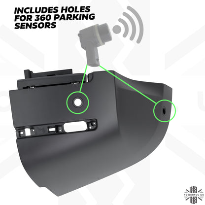 Rear Bumper Corner 'Genuine' for Land Rover Defender L663 in Textured Plastic - RIGHT