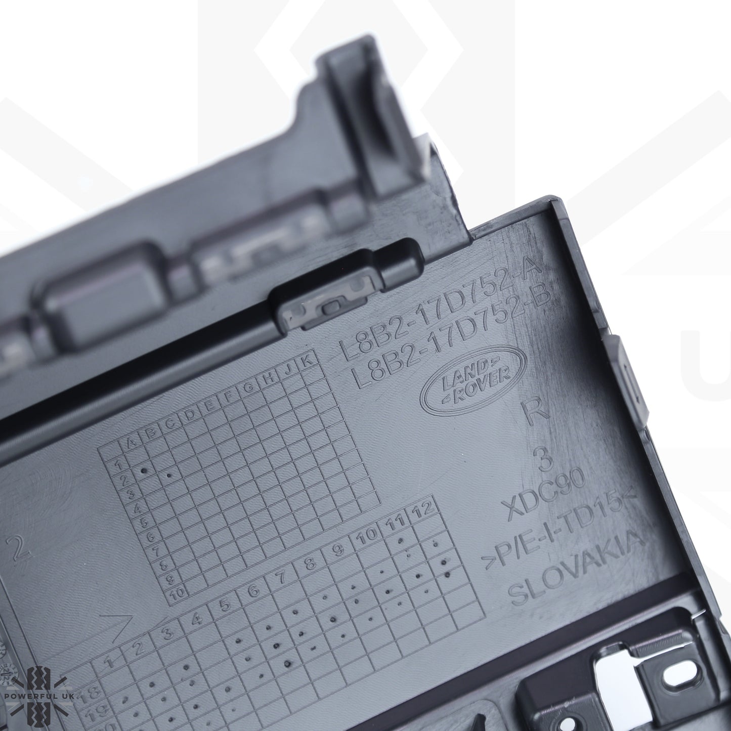 Rear Bumper Corner 'Genuine' for Land Rover Defender L663 in Textured Plastic - RIGHT