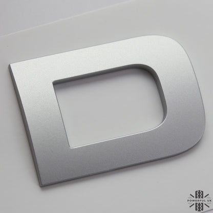 Bonnet Lettering - Satin Silver - for Land Rover Defender L663