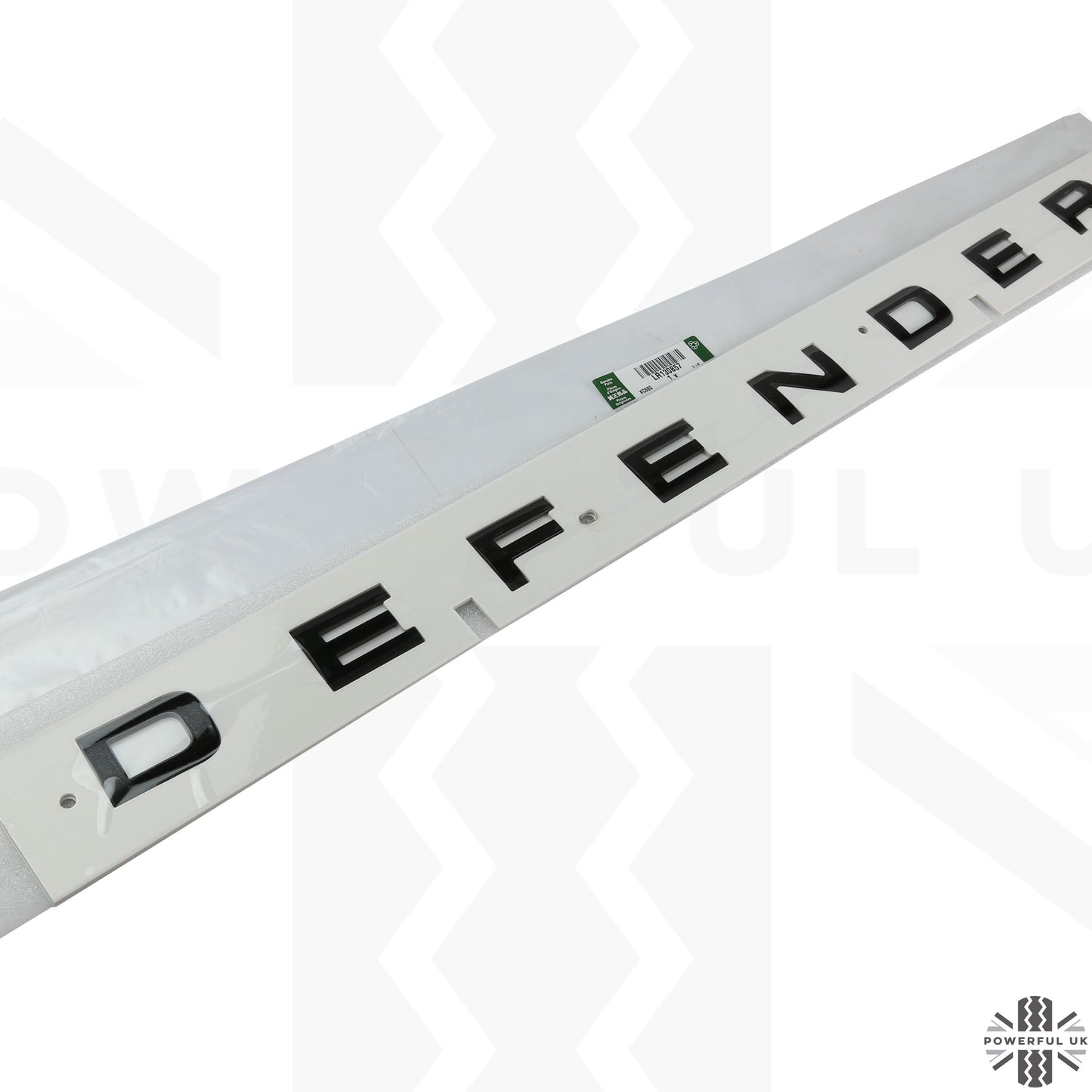 Bonnet Lettering - Narvik Black - for Land Rover Defender L663