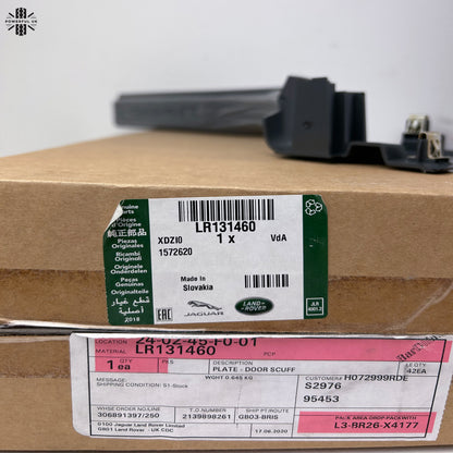 Genuine 'Defender' Scuff Plate for Land Rover Defender L663 Grey - Front Right