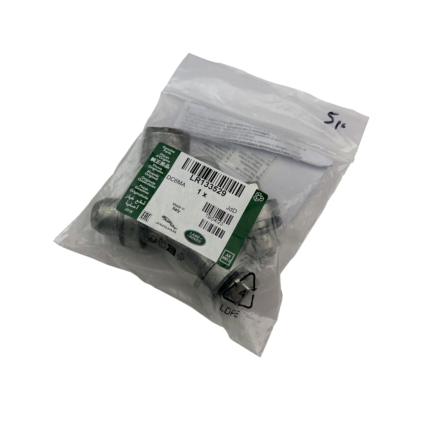 Genuine Locking Wheel Nut Key + 4x Locking Nuts Kit for Range Rover L405