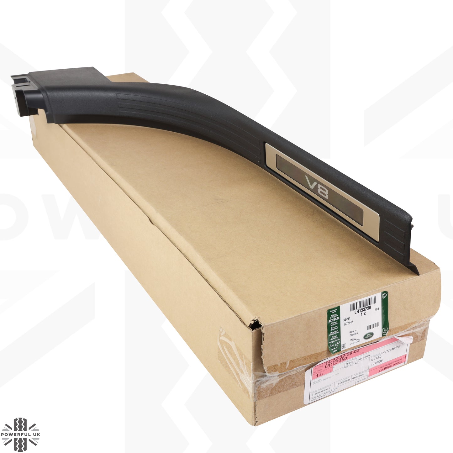 Genuine Illuminated V8 Scuff Plate for Land Rover Defender L663 (110/130) - Right