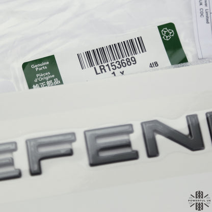 Tailgate Lettering - Shadow Atlas - for Land Rover Defender L663