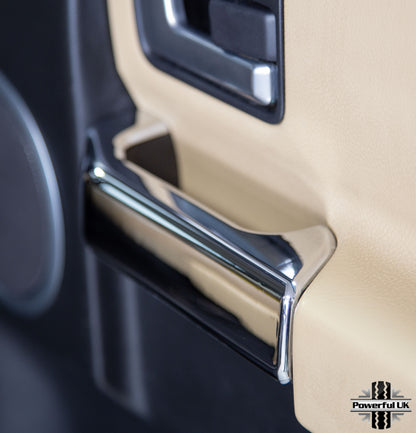 Interior Door Pull Set (4pc) - Chrome - for Land Rover Discovery 3