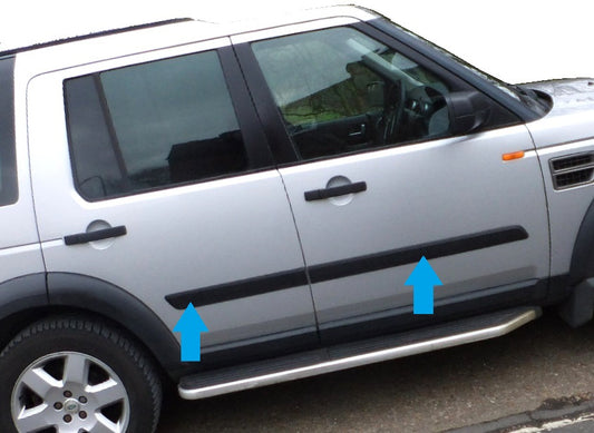 Side Body Moldings / Rubbing Strips - No Chrome Strip - for Land Rover Discovery 3 & 4