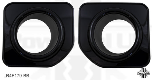 Front Bumper Fog Lamp Bezels Faacelift look - Gloss Black - for Land Rover Discovery 4 2010-14
