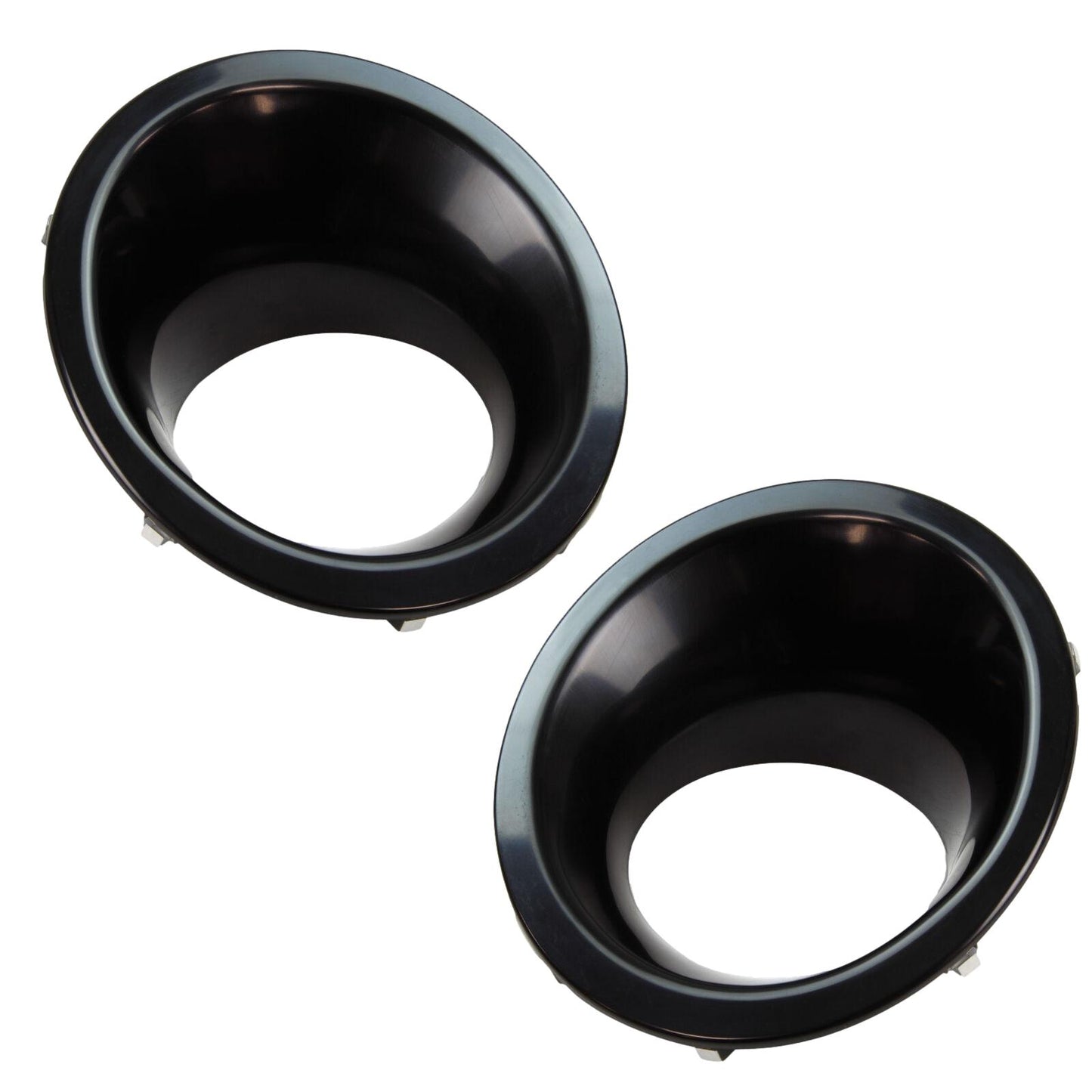 Front Bumper Fog Lamp Bezels - ABS - for Land Rover Discovery 4 2010-14 - PAIR