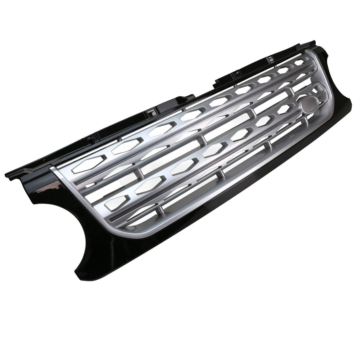 Front Grille "facelift look" - Black / Silver / Silver - for early Land Rover Discovery 4