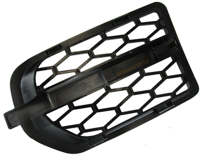 Side Vent Assembly D4 Style - Gloss Black - for Land Rover Discovery 3
