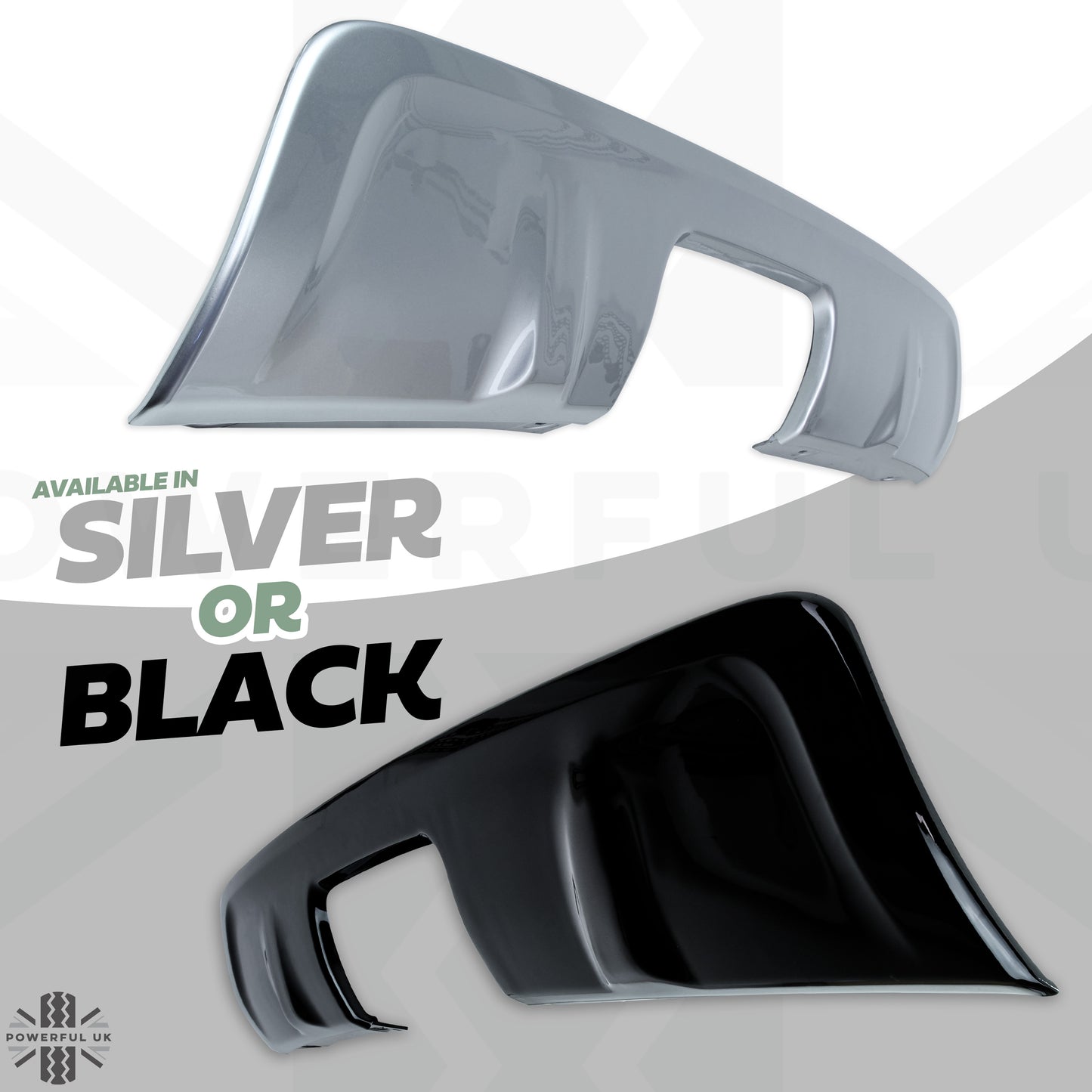Rear Bumper "Dynamic" Tow Eye Cover FIXED TOW BAR - Black - for Land Rover Discovery 5