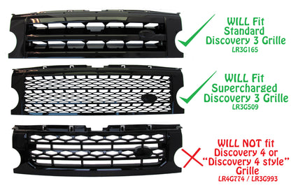 Genuine Front Grille Badge - Green & Gold - for Land Rover Discovery 3