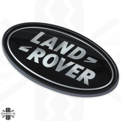 Rear Tailgate Badge - Black & Silver - for Range Rover Sport L494
