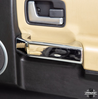 Interior Door Pull Set (4pc) - Chrome - for Land Rover Discovery 3