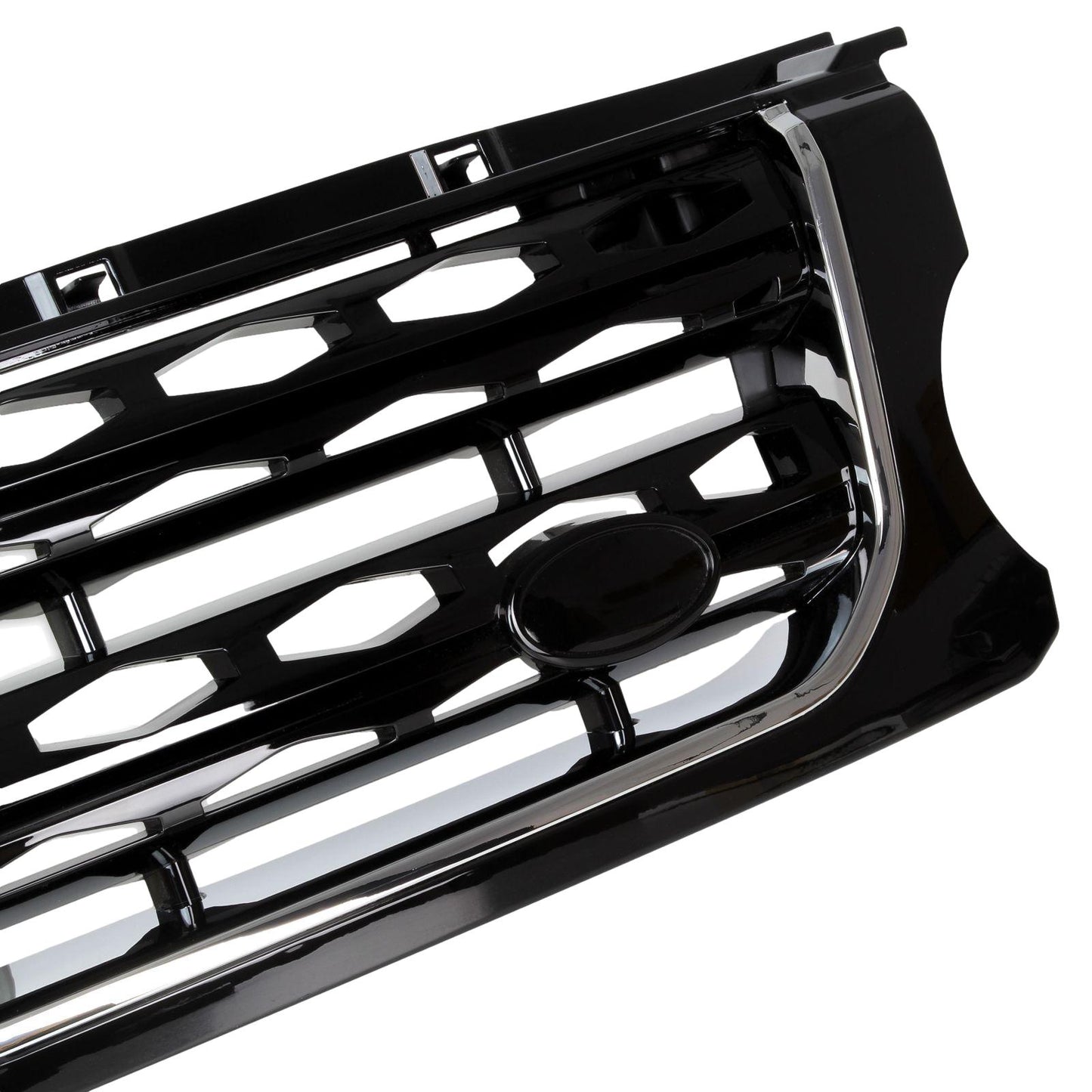 Front Grille - Black / Chrome / Black - for Land Rover Discovery 4 Facelift 2014 on
