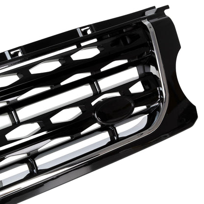 Front Grille - Black / Chrome / Black - for Land Rover Discovery 4 Facelift 2014 on