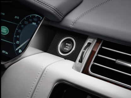 Start / Stop Chrome Metal Button Surround Trim for Range Rover Evoque