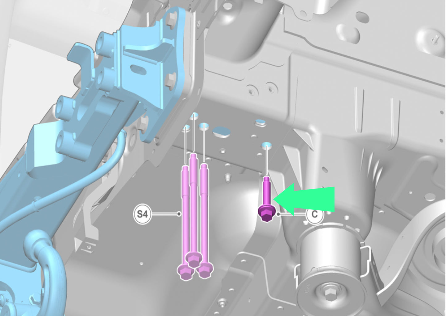 Genuine Rear Fixing Bolts for Tow Bar on Land Rover Defender L663 - 2pc