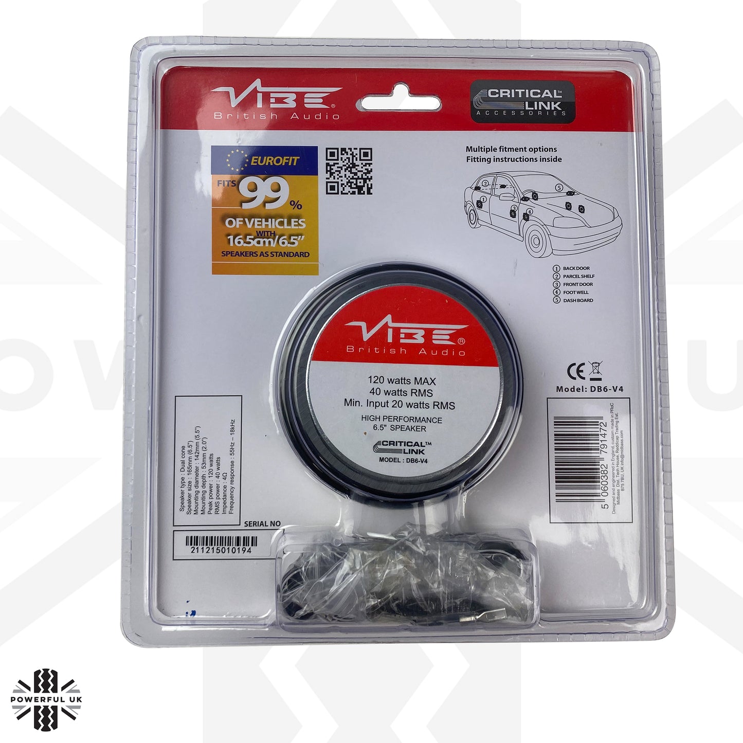 Speaker Upgrade Kit  - Set of 4 for Land Rover Freelander 1