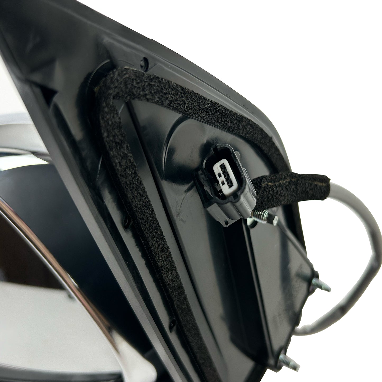 Chrome Wing Mirror Assembly for Nissan Navara D40 - Left