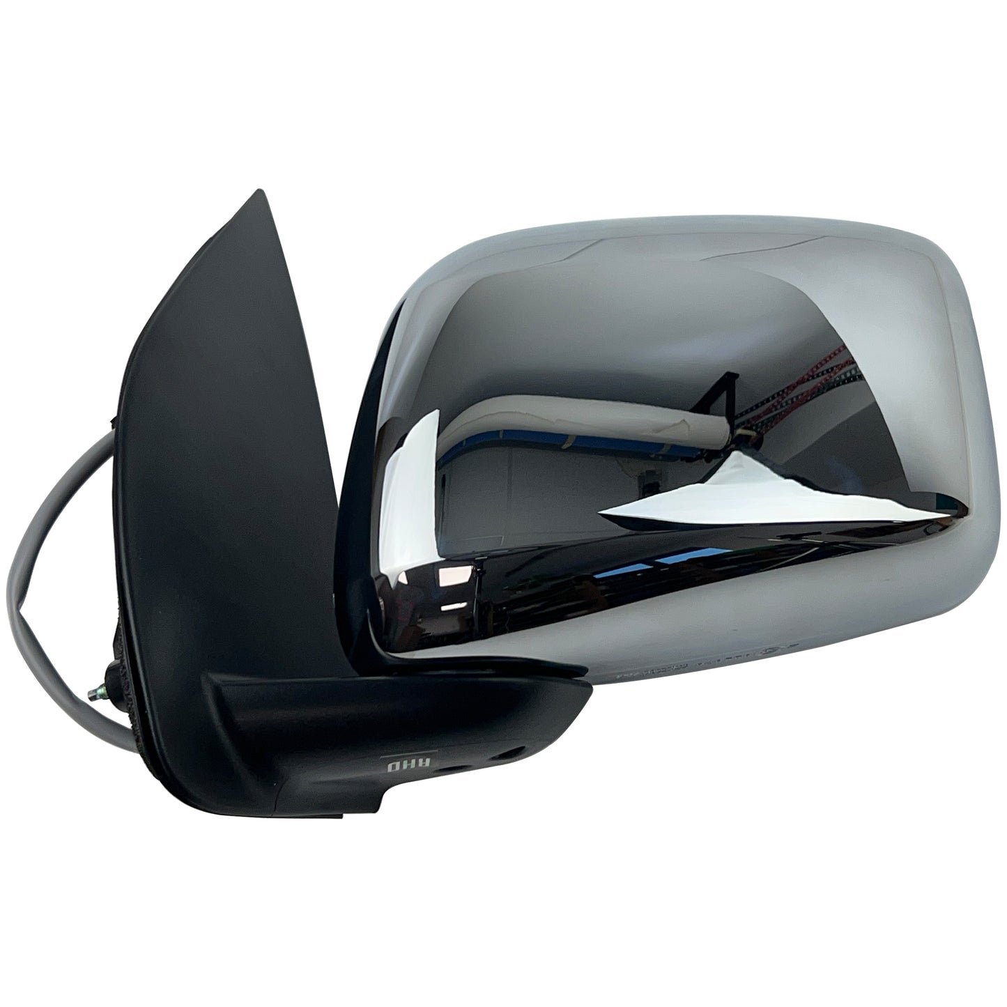 Chrome Wing Mirror Assembly for Nissan Navara D40 - Left