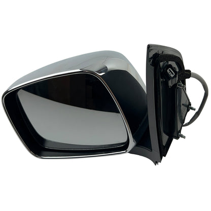 Chrome Wing Mirror Assembly for Nissan Navara D40 - Left