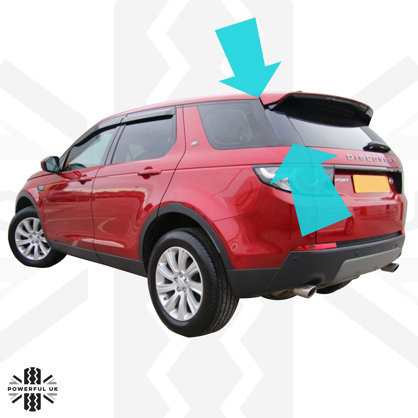 NO GENUINE PACKAGING  - Genuine Black Left D Pillar Cover for Land Rover Discovery Sport