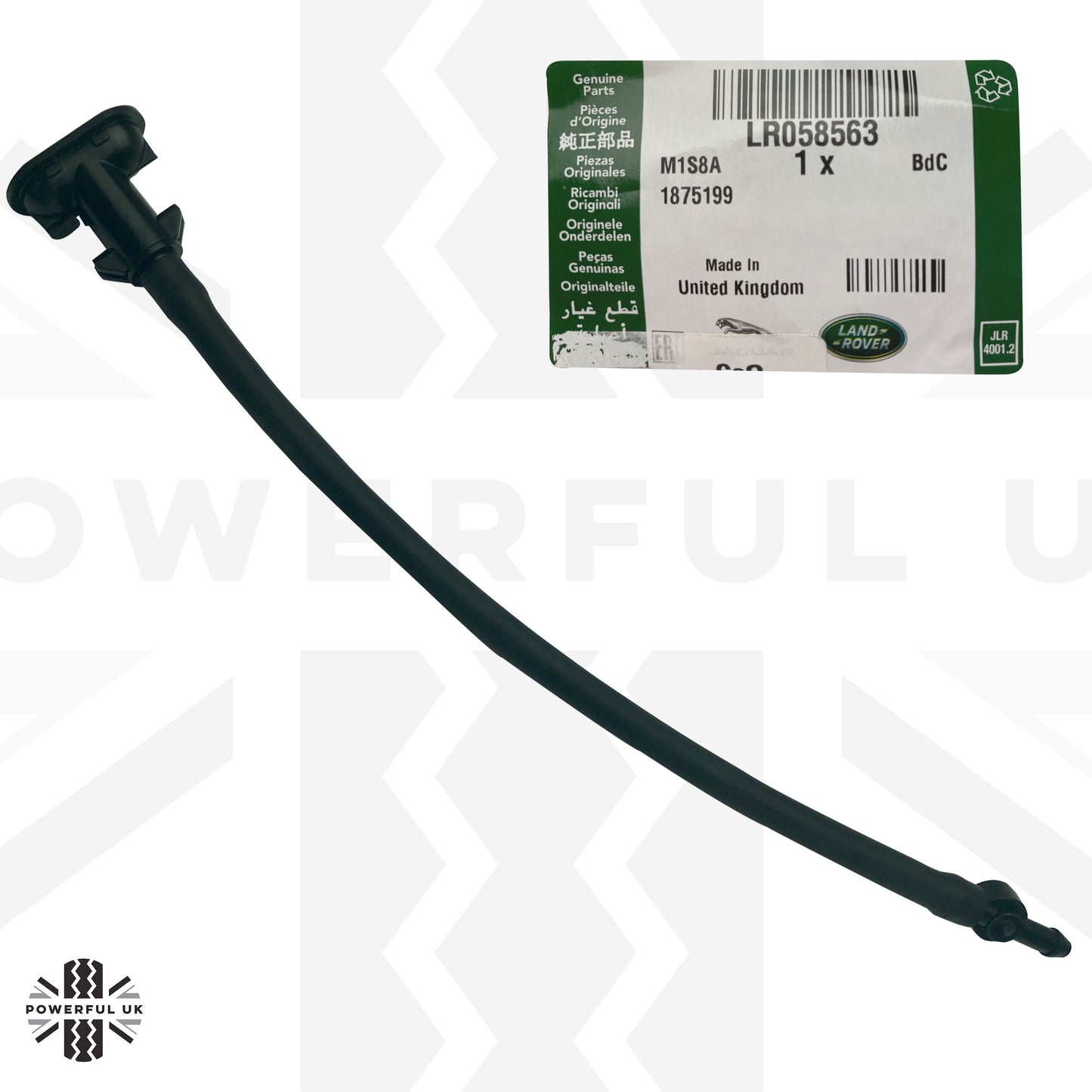 Genuine Front Bumper Washer Jets for Land Rover Discovery 4 2014 - 2016 (Left)