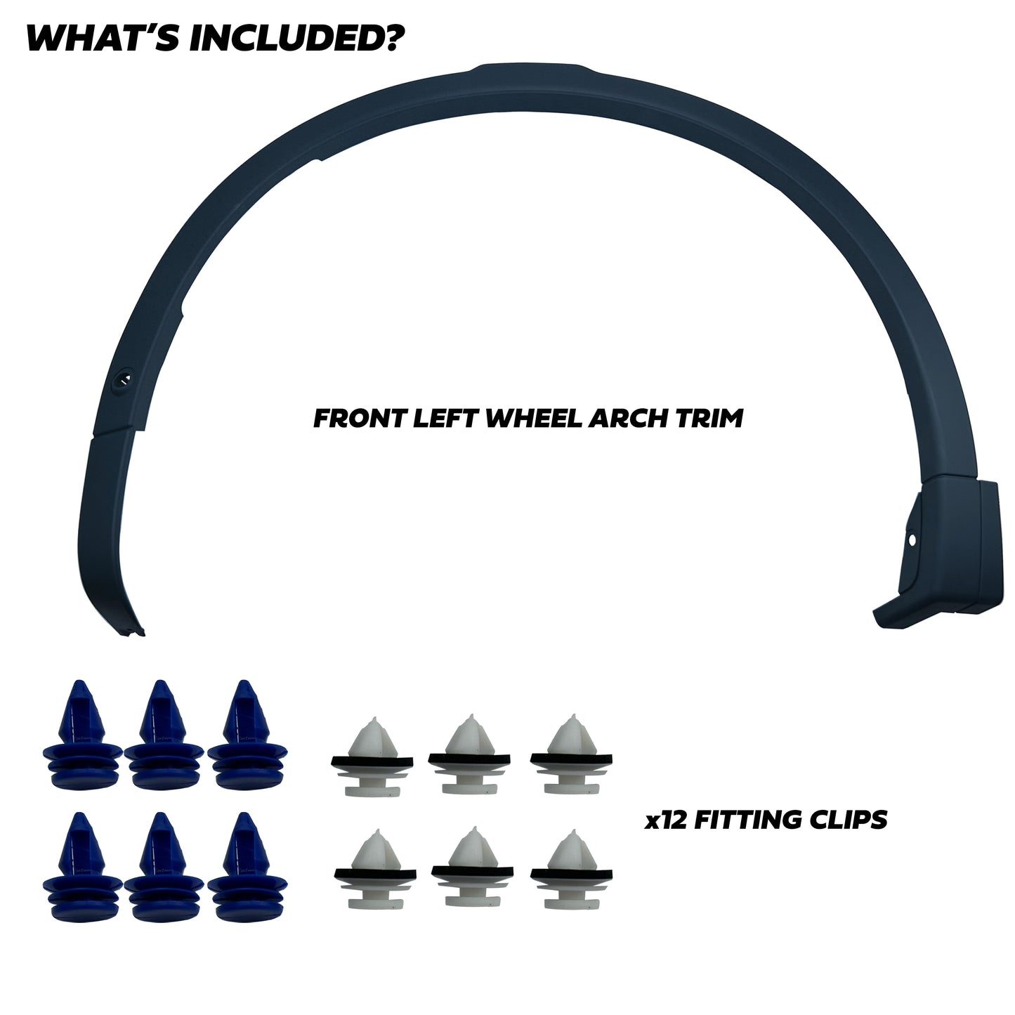 Primer Front Wheel Arch Trim (with PDC hole) for Land Rover Discovery Sport (2019+) - Left