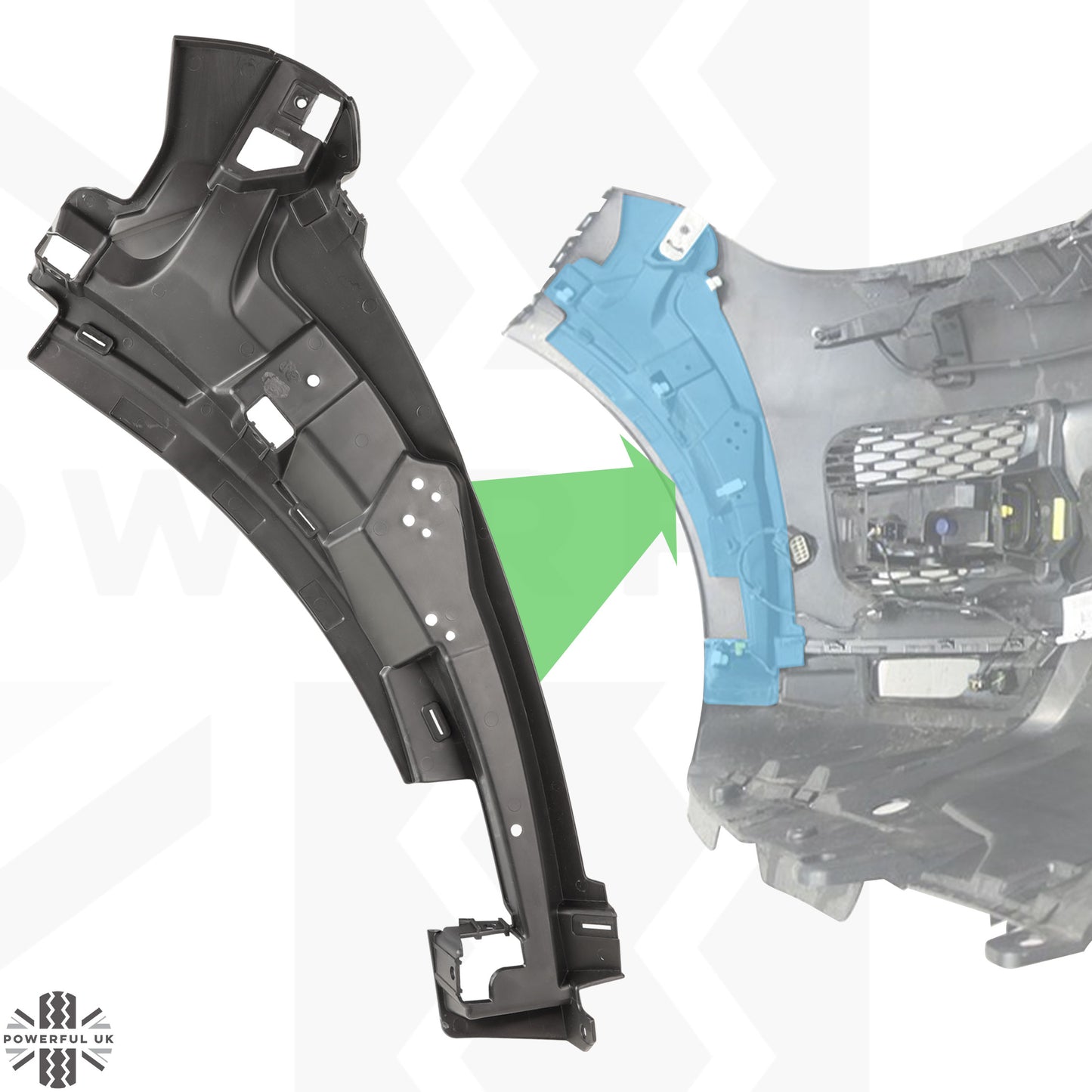 Front Bumper Mounting Bracket for Range Rover Sport L494 2014-17 - Left