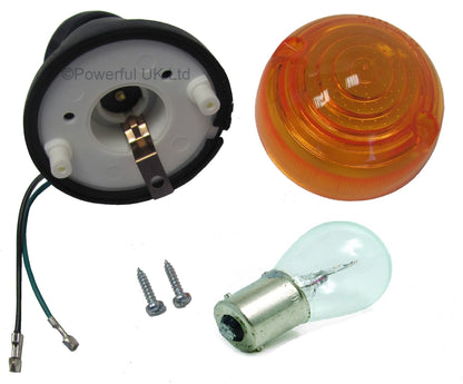Front / Rear Orange Indicator Light Lamp Kit for original Land Rover Defender - Early Type