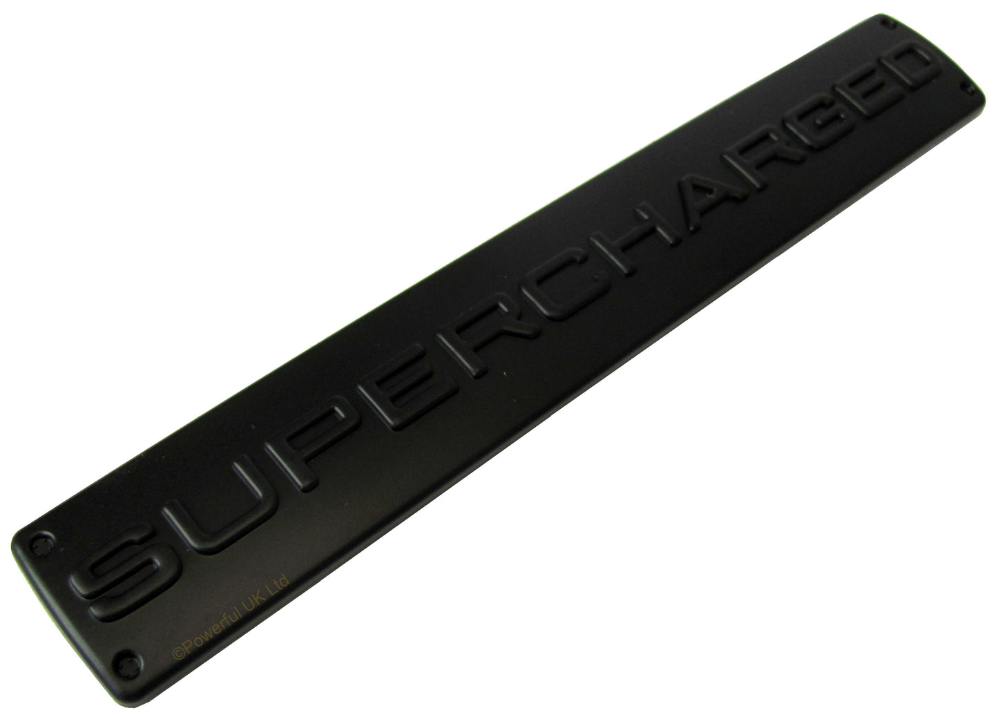 SUPERCHARGED Badge - Matt Black for Range Rover L322