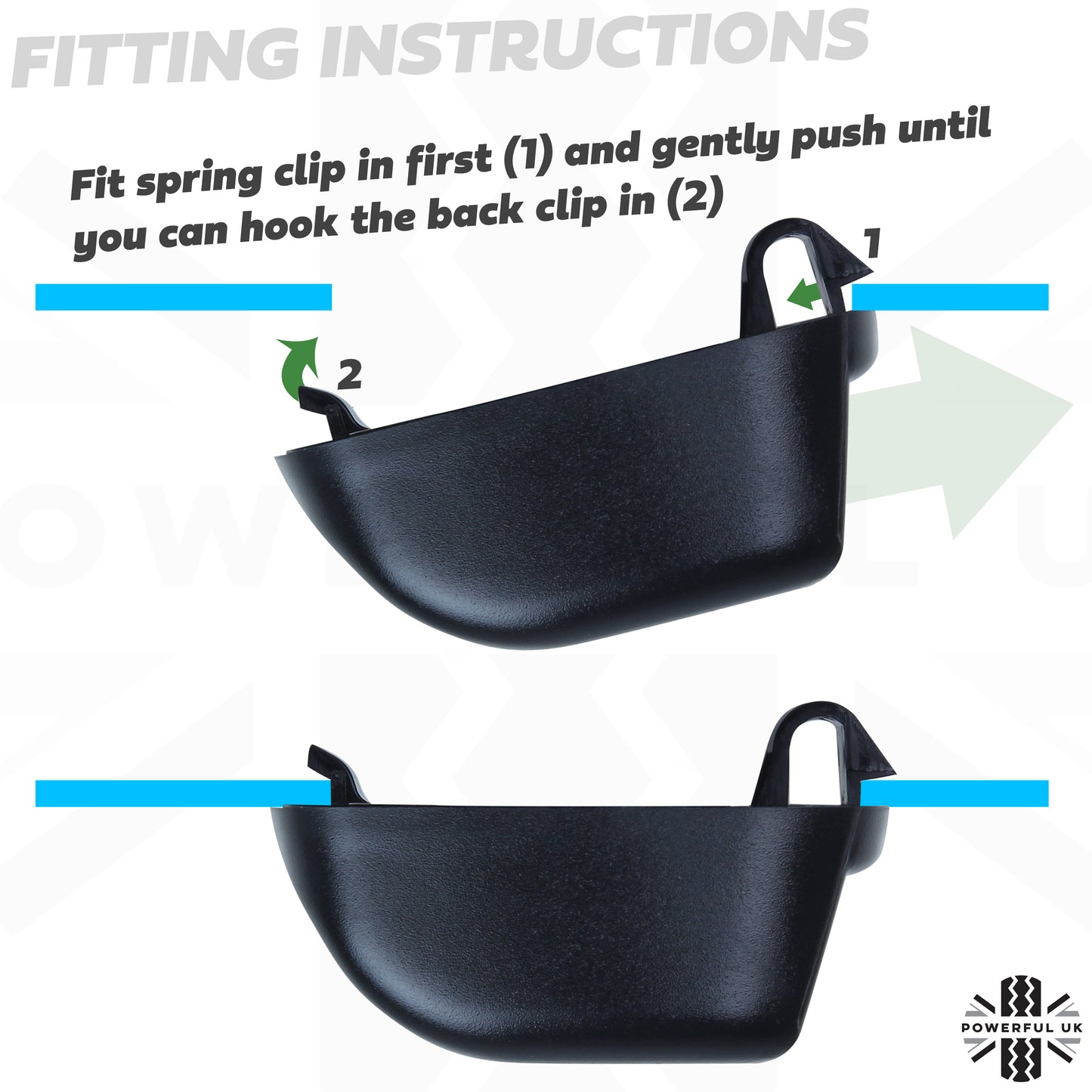 Rear Number Plate Lights (Pair) - Late Type - LED - Nissan Navara D40