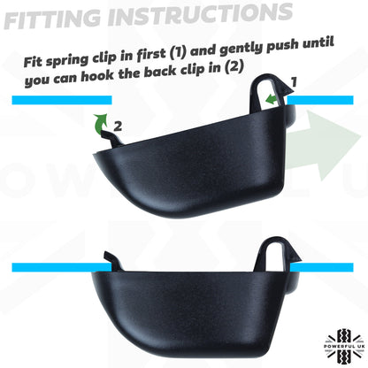 Rear Number Plate Lights (Pair) - Late Type - LED - Nissan Navara D40