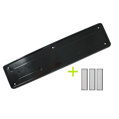 Front Number Plate Plinth - Black - for Range Rover L322