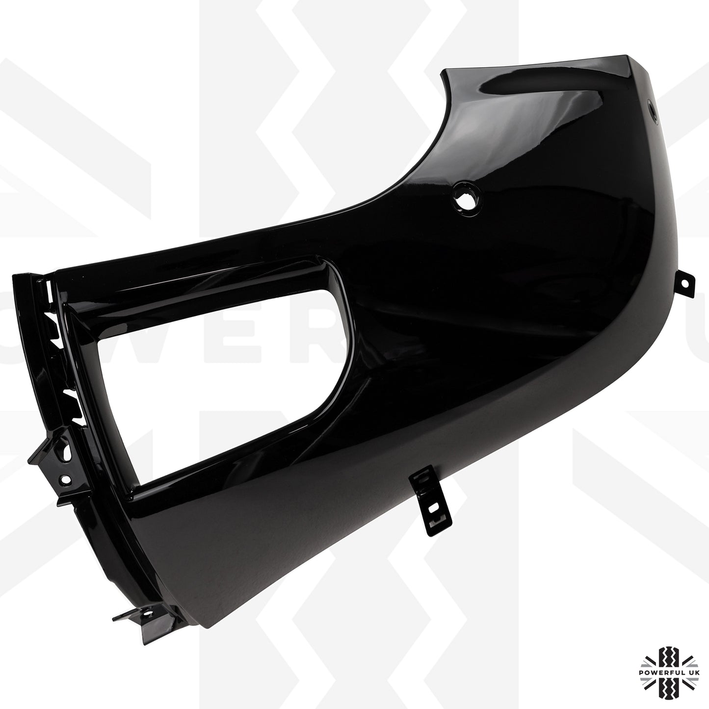 Front Bumper Corner for Land Rover Defender L663 in Gloss Black - LEFT