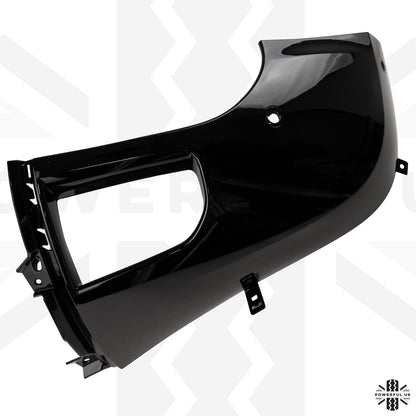 Front Bumper Corner for Land Rover Defender L663 in Gloss Black - LEFT