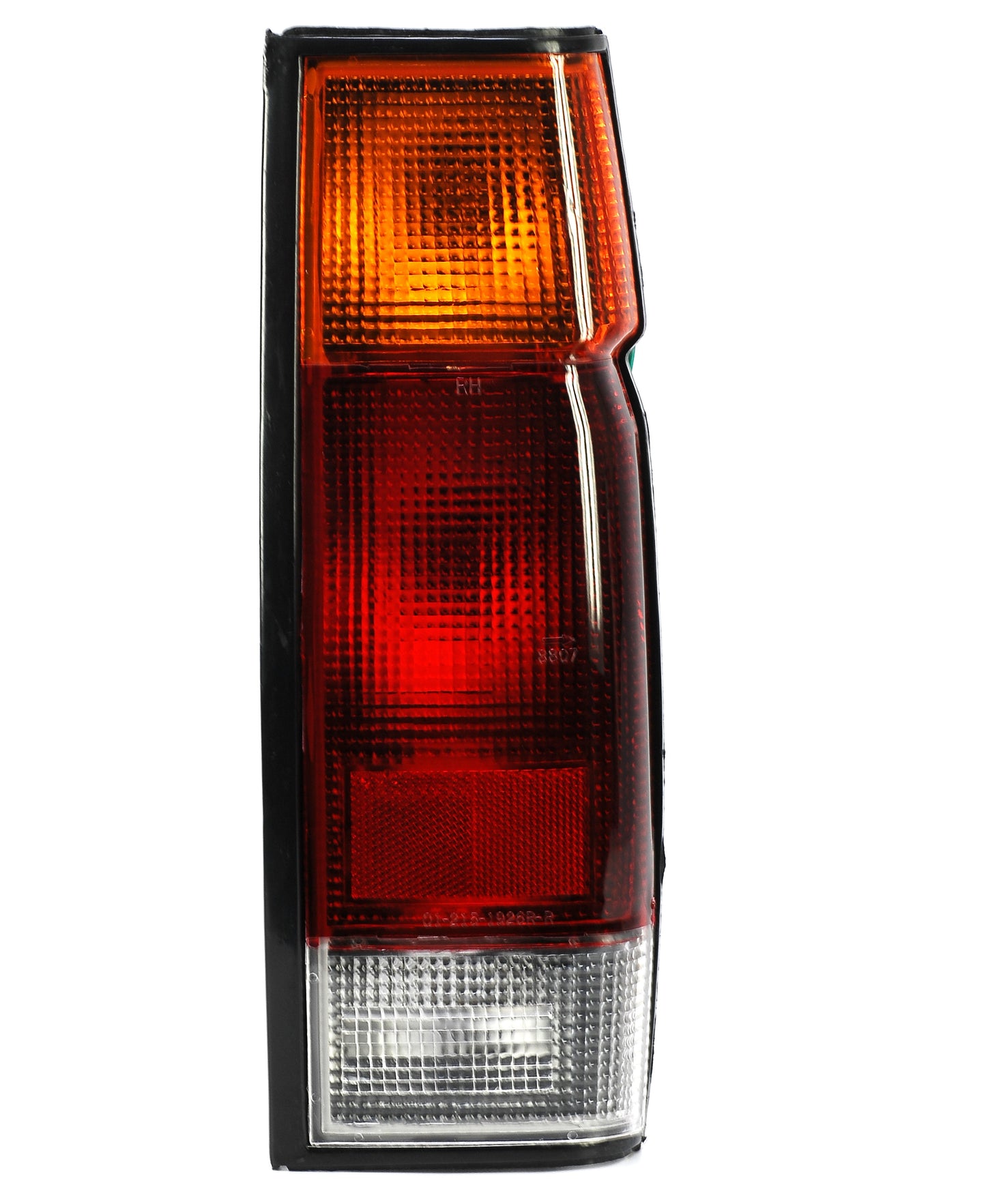 Rear Light - ORANGE/RED/CLEAR (36cm Tall) - RH - for Nissan Navara D21