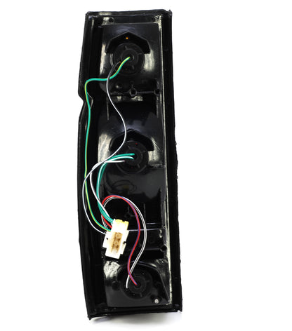 Rear Light - ORANGE/RED/CLEAR (36cm Tall) - RH - for Nissan Navara D21