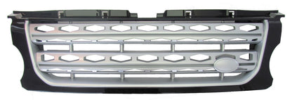 Front Grille - Black / Silver / Silver - for Land Rover Discovery 4 Facelift 2014 on
