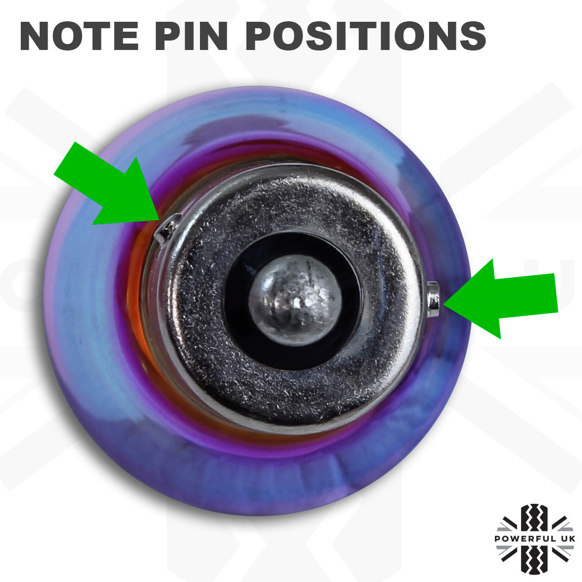 Rear Light FOG Lamp Diadem Bulbs - PAIR - for Range Rover L322 2006-09 Supercharged