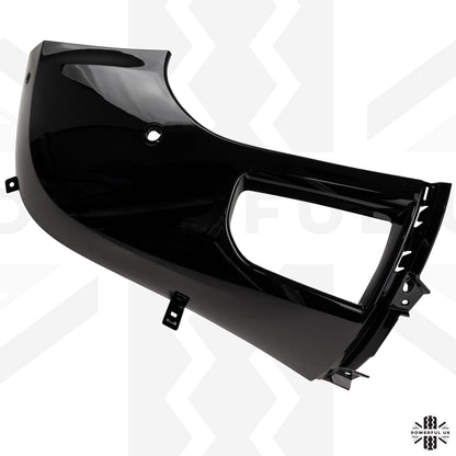 Front Bumper Corner for Land Rover Defender L663 in Gloss Black - RIGHT