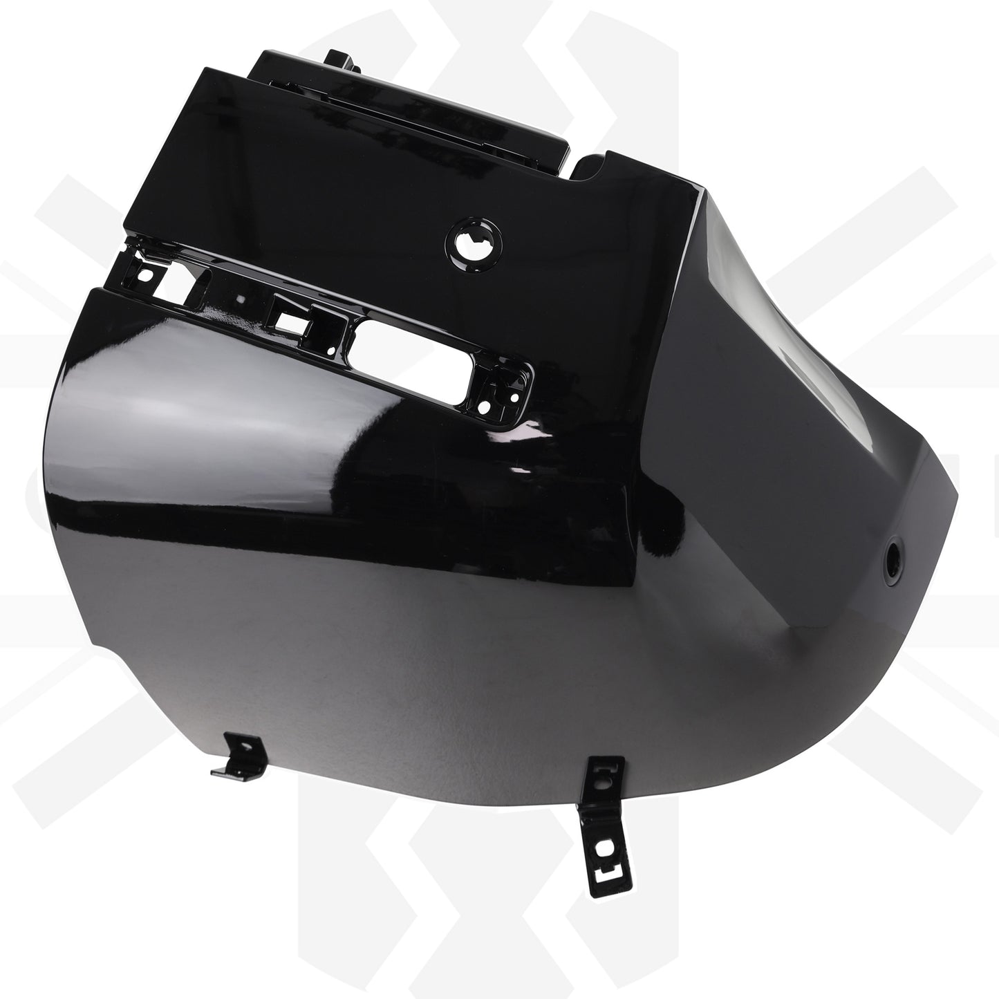 Rear Bumper Corner for Land Rover Defender L663 in Gloss Black - RIGHT